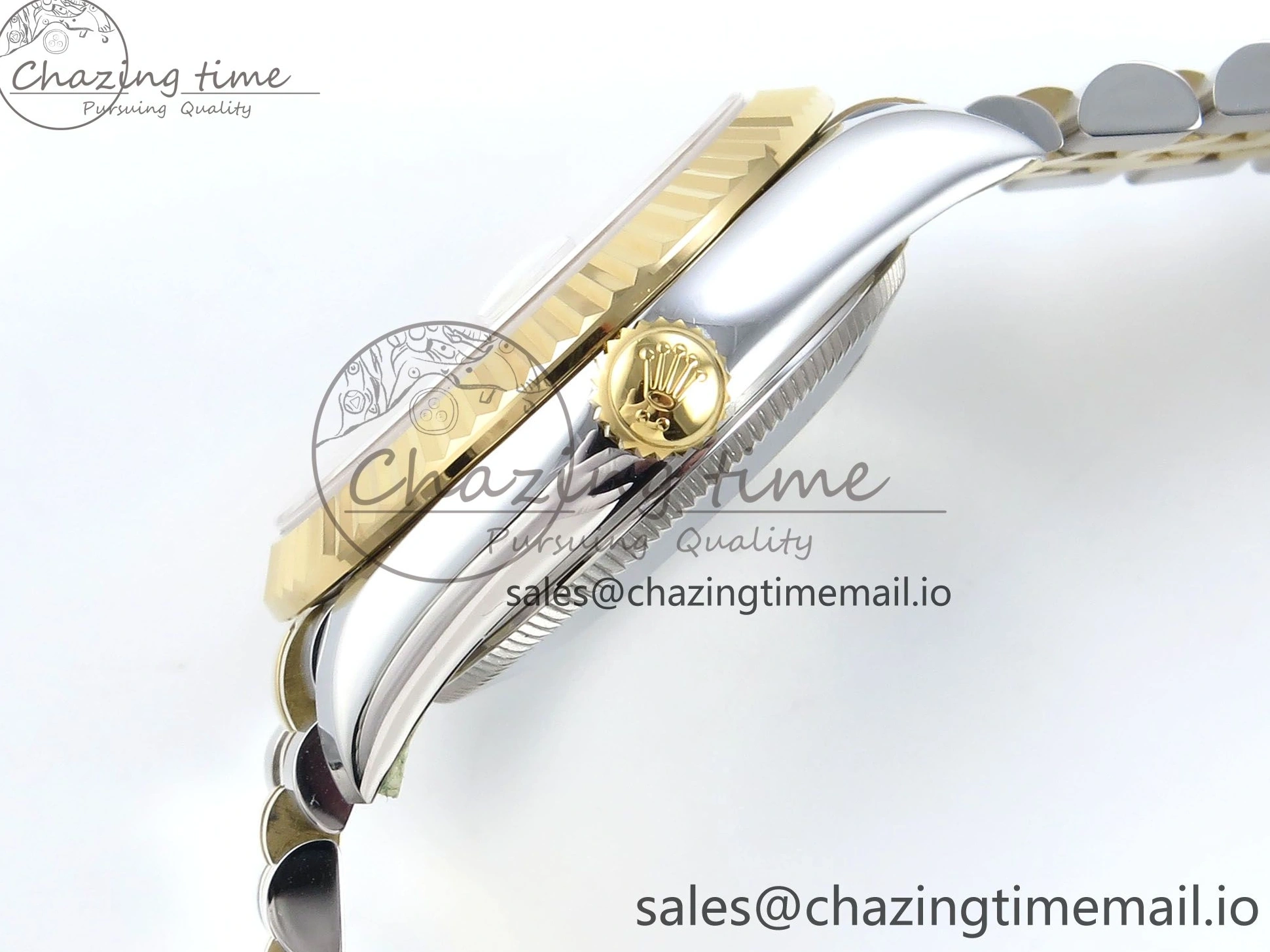 0214 DateJust 31 278273 ARF 1:1 Best Edition 904L Steel Silver Diamonds Dial on SS YG Jubilee Bracelet ETA TechFriendly 571